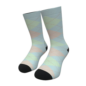 Pastel Argyle Socks