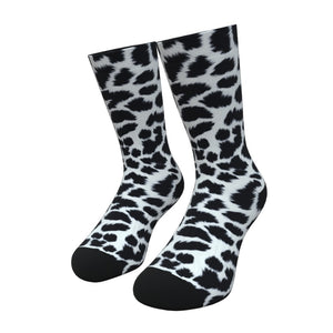Snow Leopard Print Socks