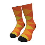 Orange Argyle Socks