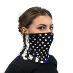 Thin Blue Line Flag Neck Gaiter