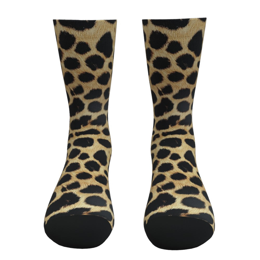 Cheetah Print Socks