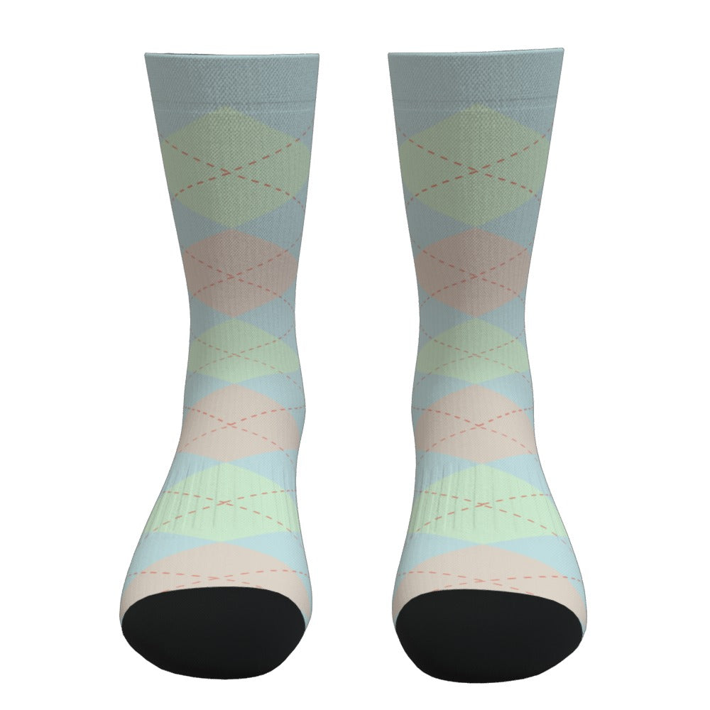 Pastel Argyle Socks