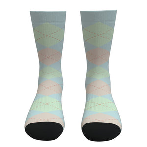 Pastel Argyle Socks