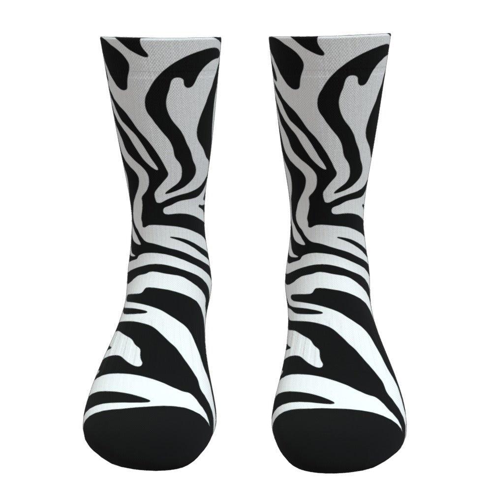 Zebra Print Socks