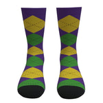Mardi Gras Argyle Socks