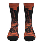 Desert Planet Graphic Socks