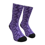 Dark Purple ERDL Camouflage Crew Socks