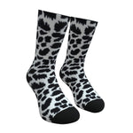 Snow Leopard Print Socks
