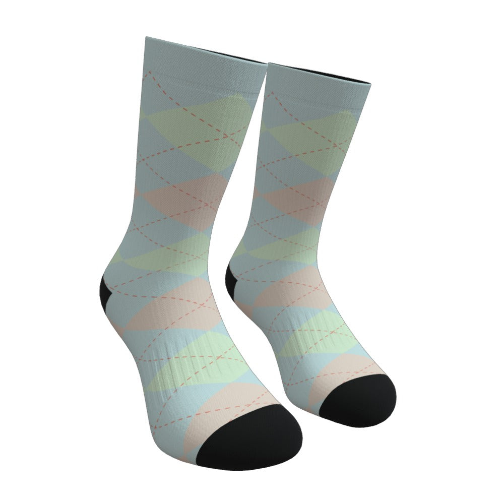 Pastel Argyle Socks