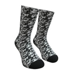 Black and White ERDL Camouflage Crew Socks