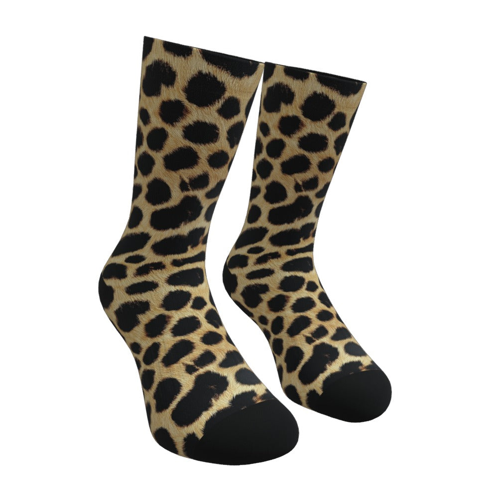 Cheetah Print Socks