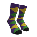 Mardi Gras Argyle Socks