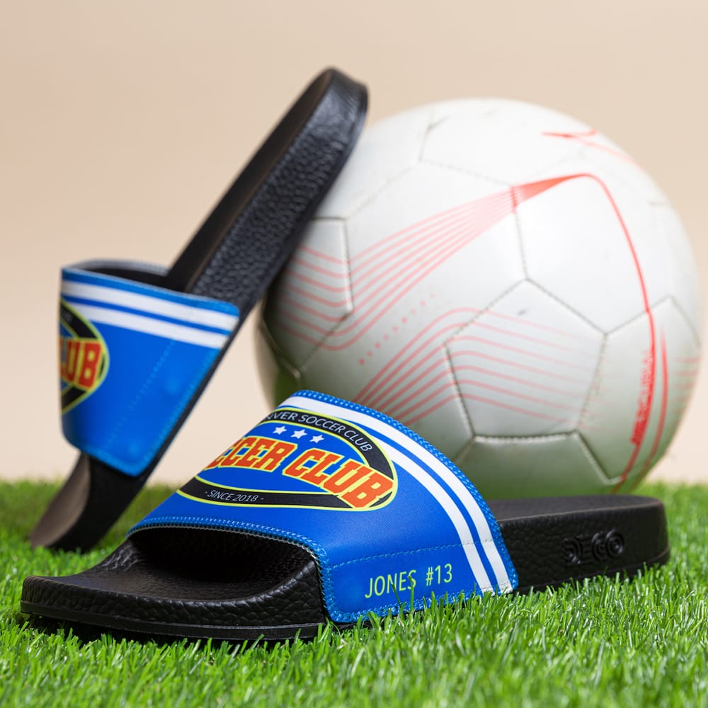 Soccer team custom slides