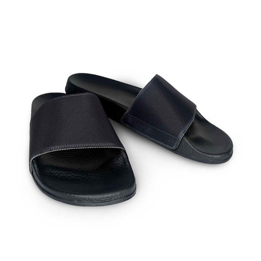Black discount white slides