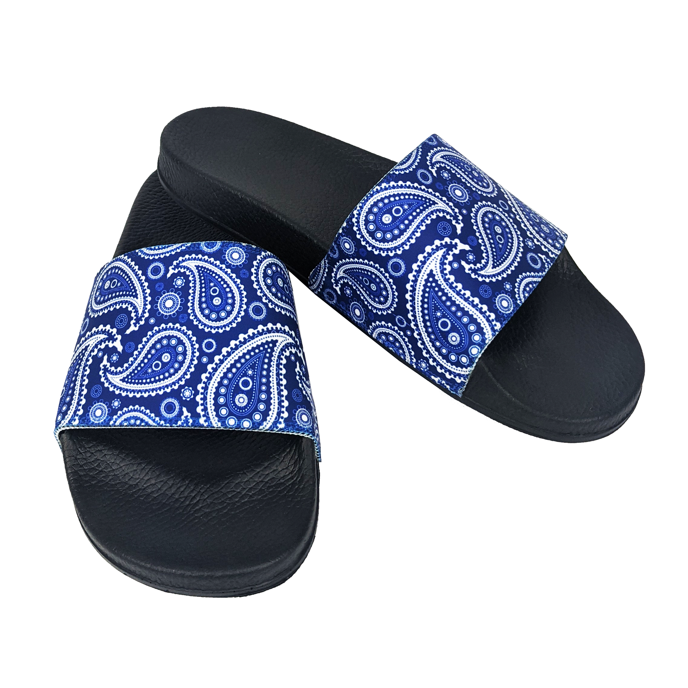 Blue best sale paisley slippers