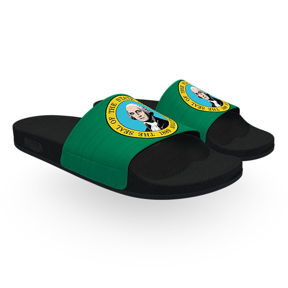 Washington State Flag Slide Sandals