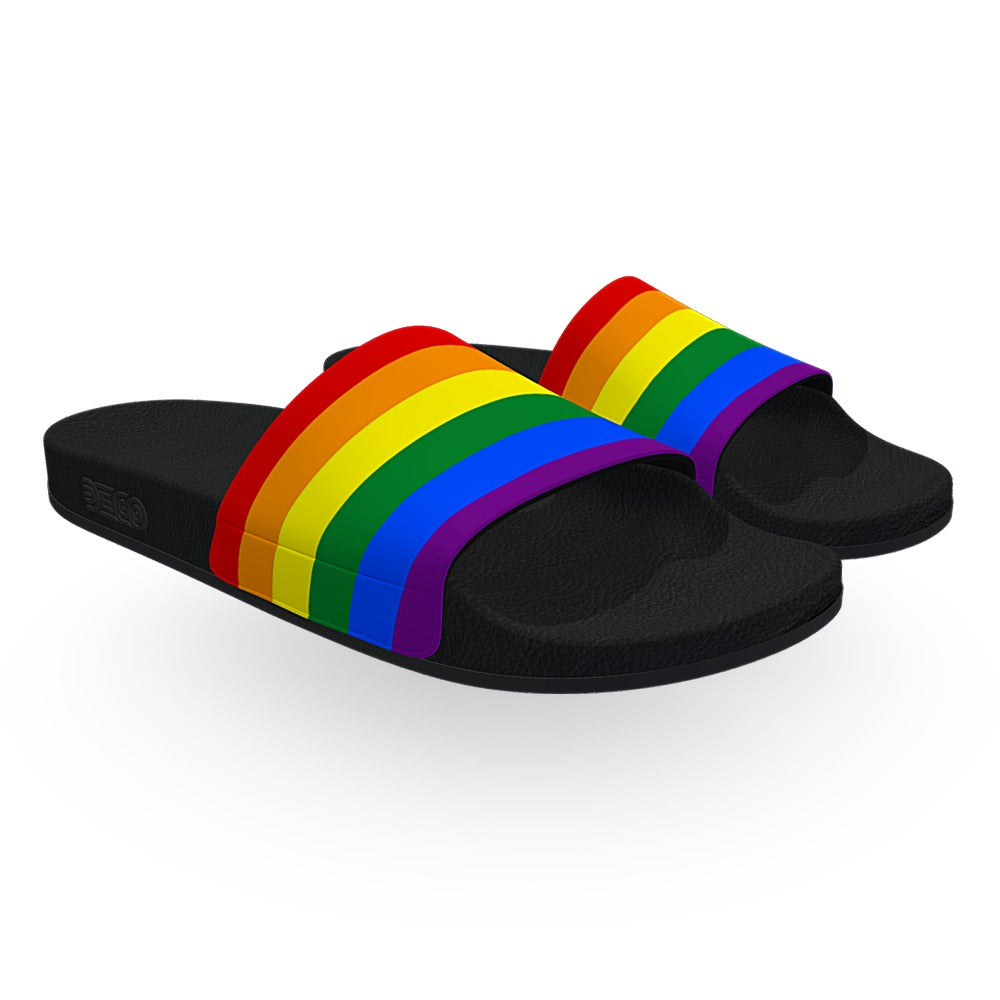 Rainbow Pride Flag Slide Sandals Deco Slides