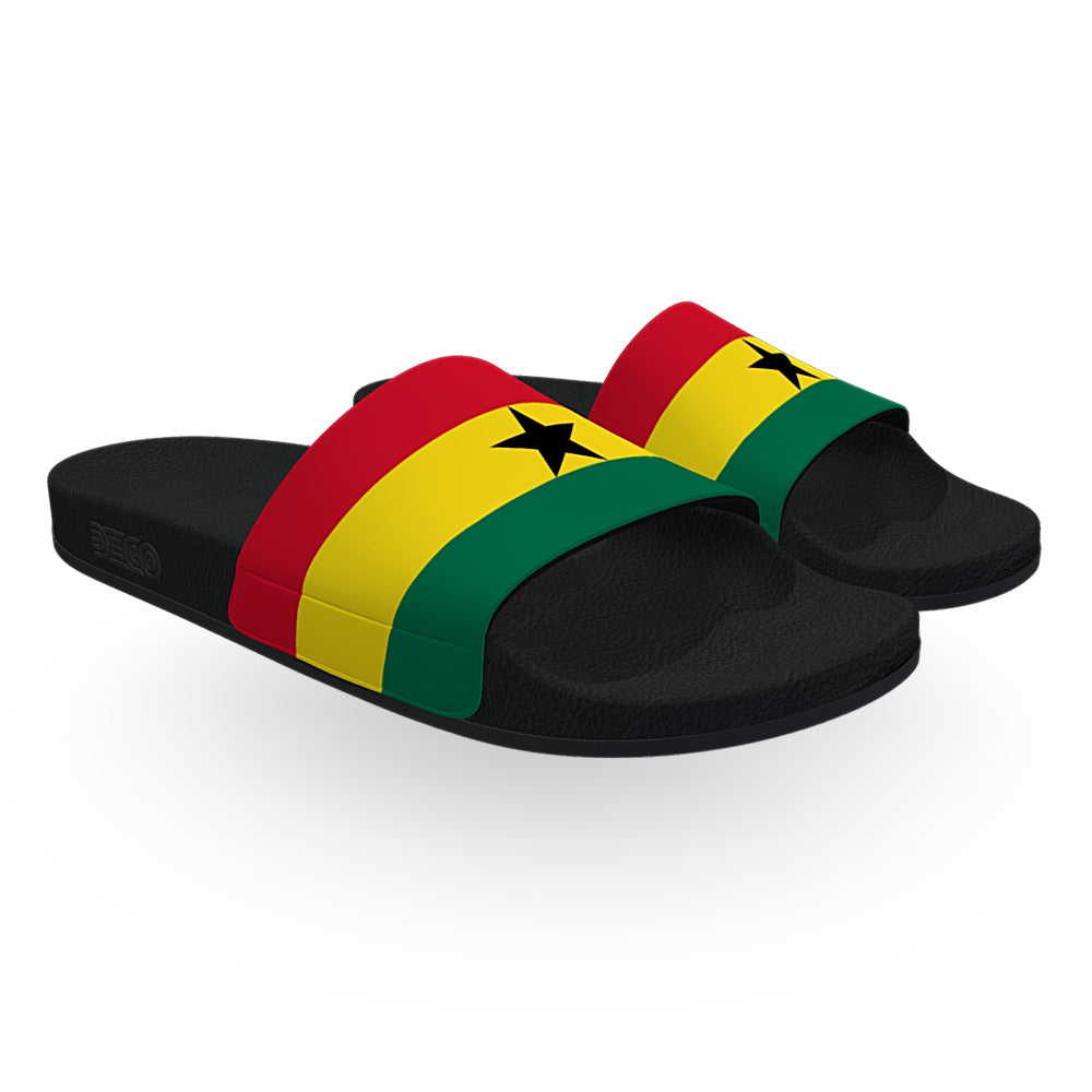 Ghana Flag Slide Sandals