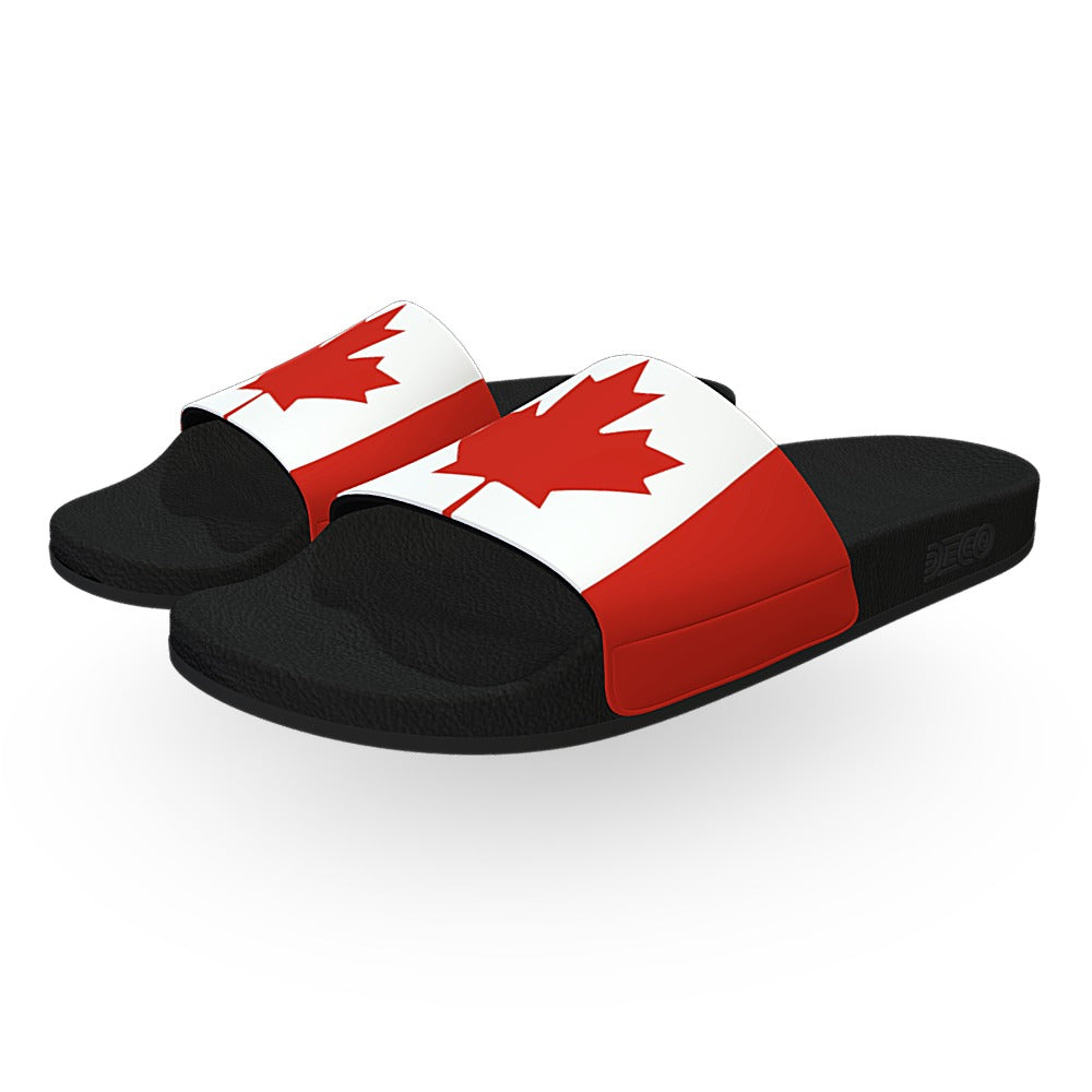 Canadian Flag Slide Sandals