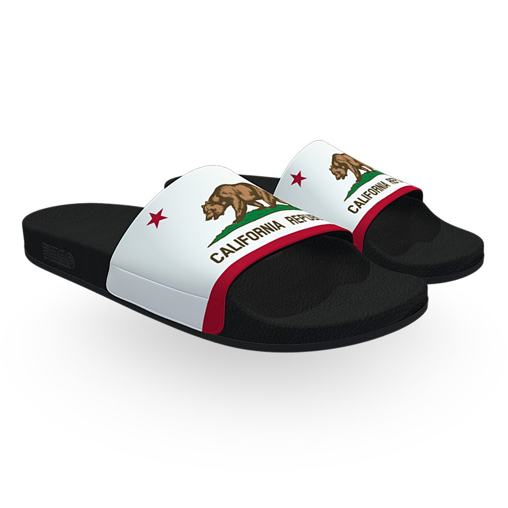 California State Flag Slide Sandals