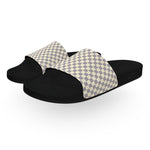 Light Checkerboard Luxury Slide Sandals