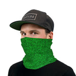 Green Turf Grass Neck Gaiter Face Mask