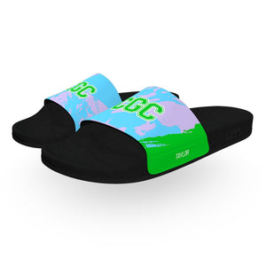 Colorful Letters Logo Team Slide Sandals