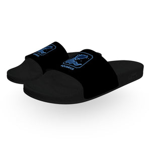 Dark Aquarius Zodiac Slide Sandals