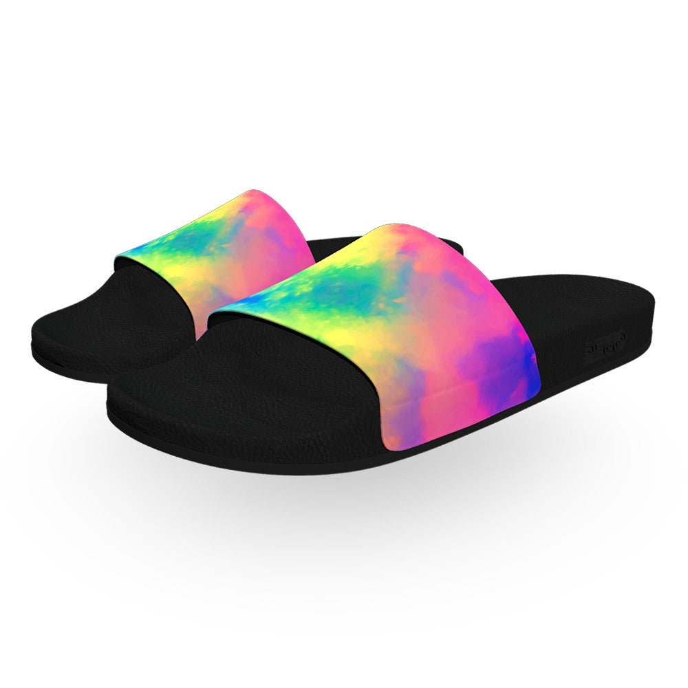 Colorful Clouds Slide Sandals