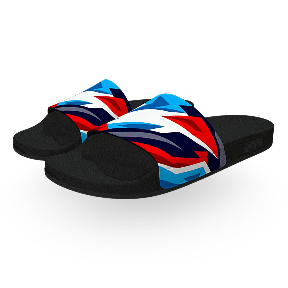 Red white blue slides discount
