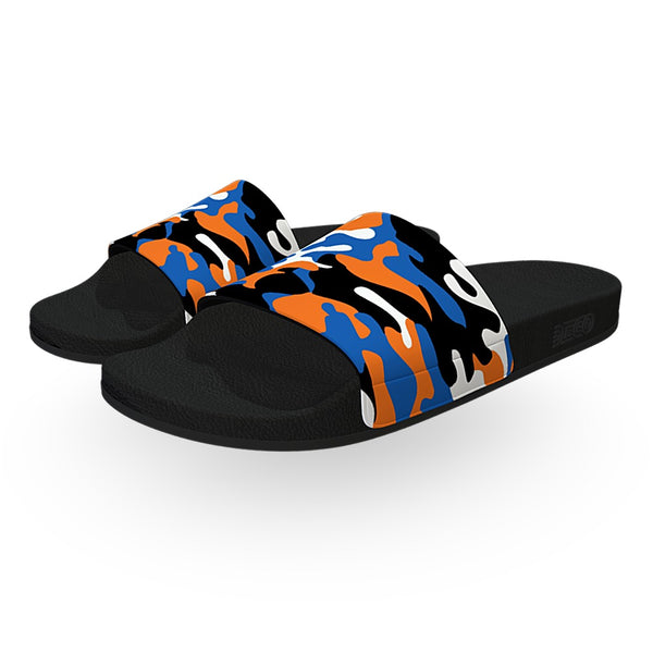 Blue camo online nike slides