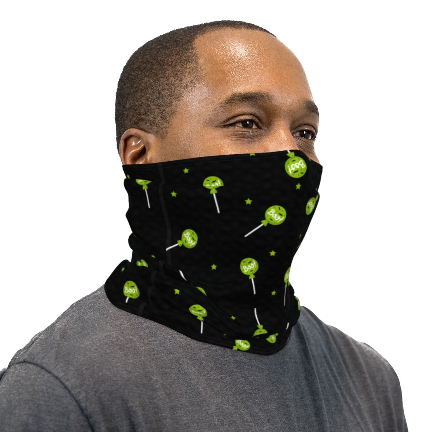 Trick or Treat Candy Neck Gaiter Face Mask