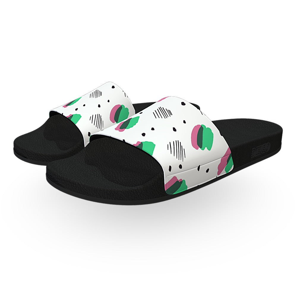 Hint of Watermelon Slide Sandals