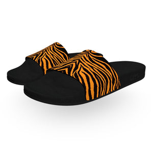Tiger Print Slide Sandals