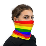 Pride Rainbow Flag Neck Gaiter Face Mask