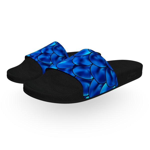 Blue slides deals womens