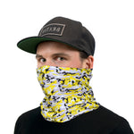 Yellow and Black ERDL Camouflage Neck Gaiter Face Mask