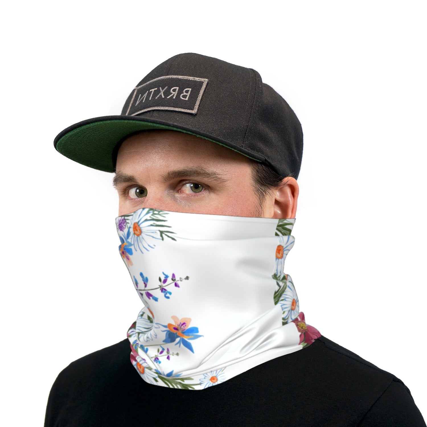 Mountain Meadow Flowers Neck Gaiter Face Mask