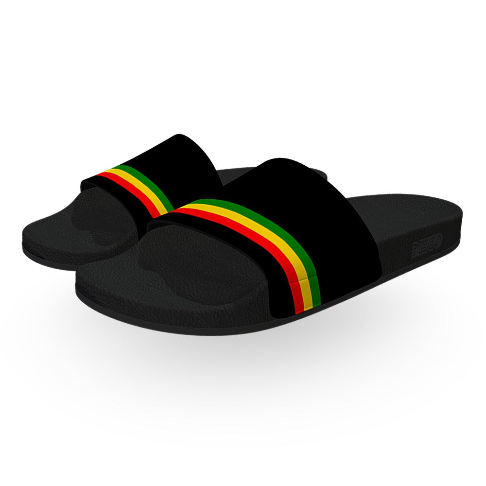 Red and green sandals discount