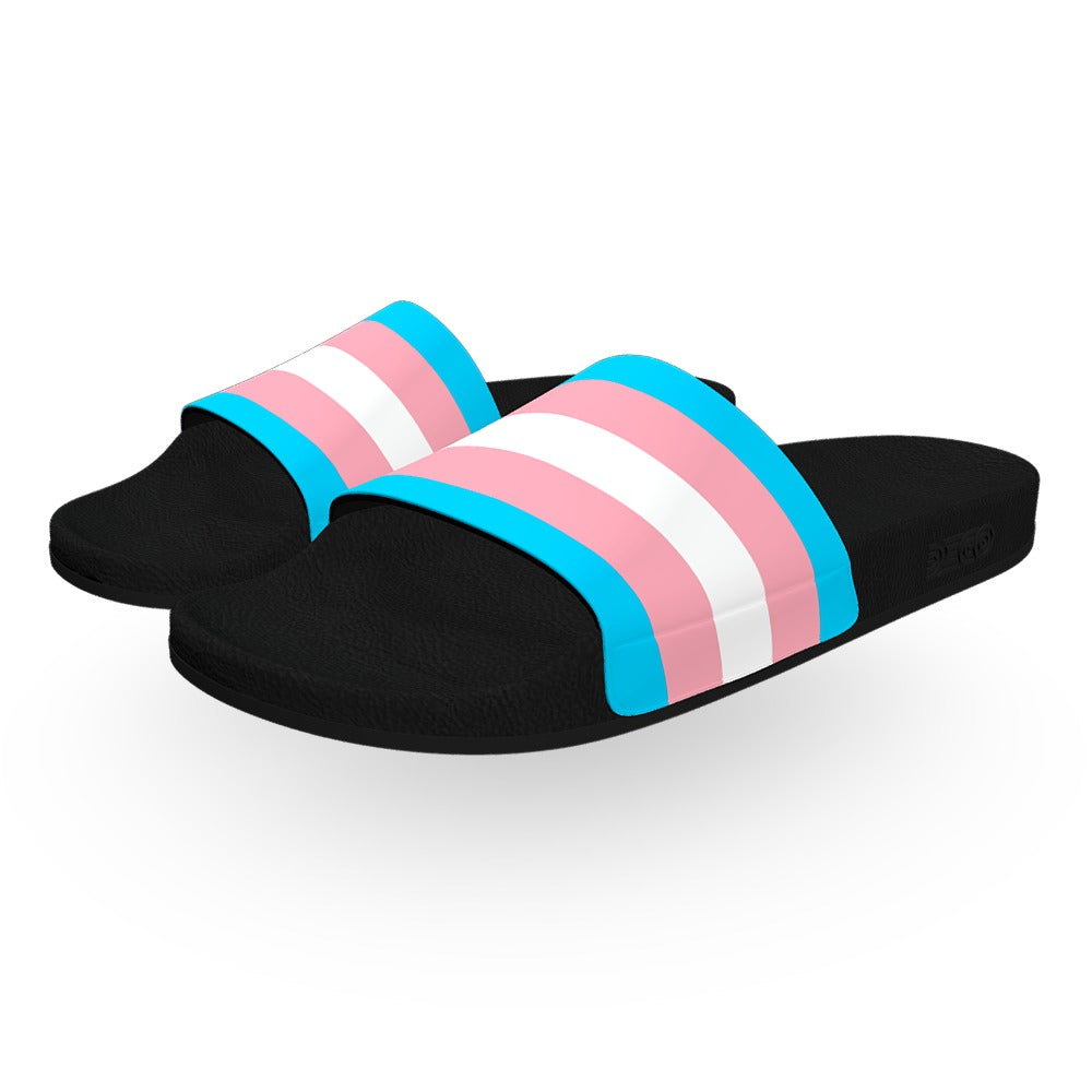 Trans Pride Flag Slide Sandals