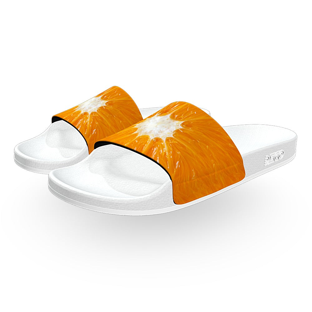 Orange Fruit Slide Sandals