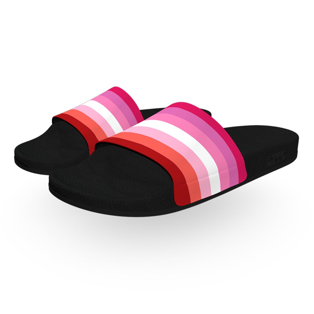 Lesbian Pride Flag Slide Sandals