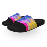 Rainbow Brush Paint Slide Sandals