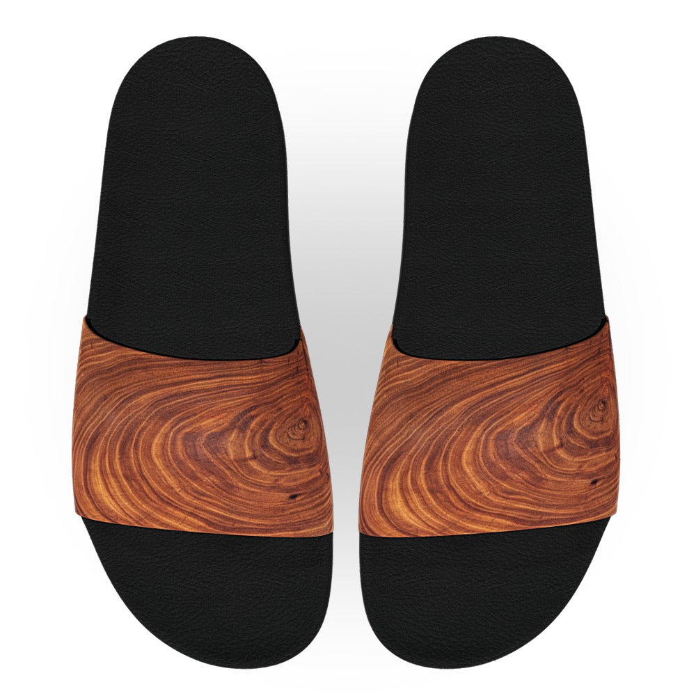 Tree Rings Slide Sandals