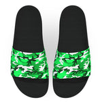 Lime Green ERDL Camouflage Slide Sandals