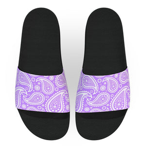 Light Purple Bandana Slide Sandals