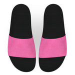 Pink Leather Fashion Slide Sandals