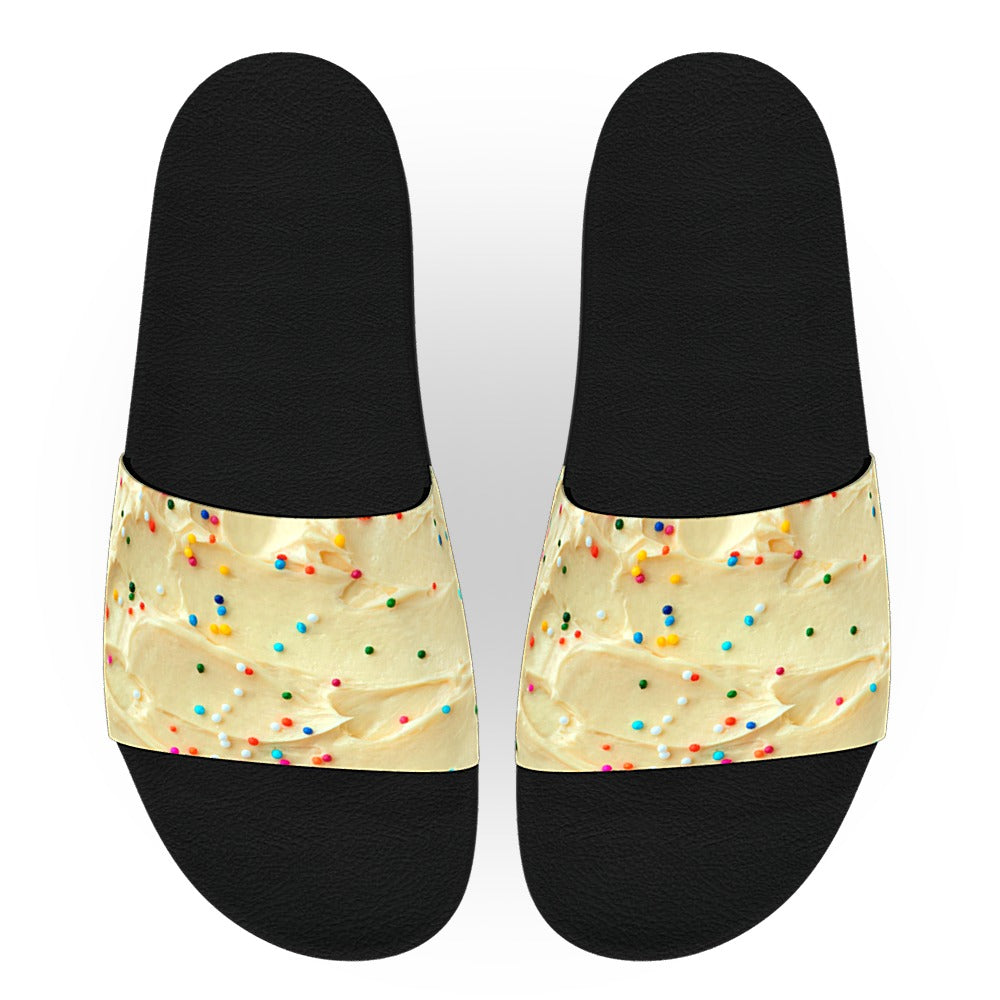 Cake Frosting with Sprinkles Slide Sandals