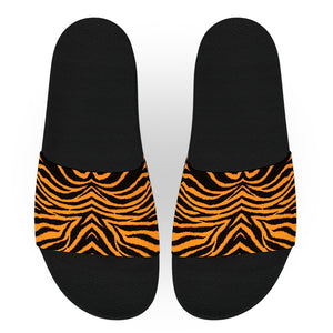 Tiger Print Slide Sandals