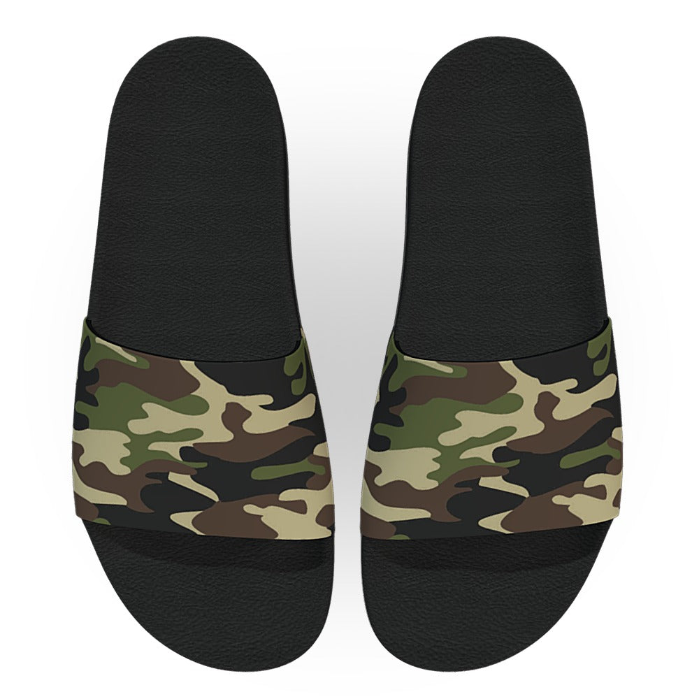 Classic Woodland Camouflage Slide Sandals